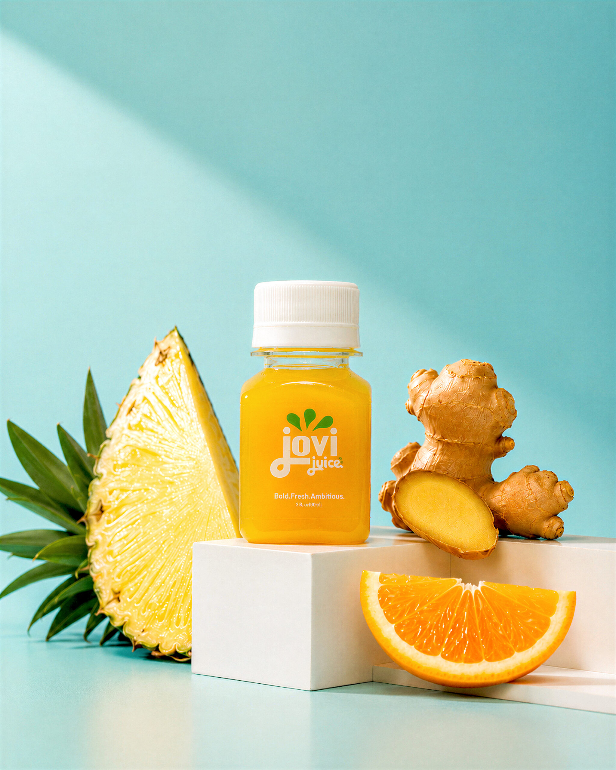 Jovi Juice Citrus Punch product photo with Pineapple, Orange, and Ginger