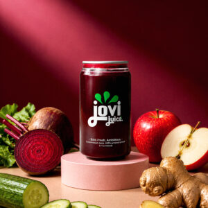 Jovi Juice Drop the Beet product photo with Beet, Apple, Cucumber, and Ginger